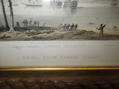 Lot 175 - AFTER SIR OSWALD WALTERS BRIERLY (BRITISH, 1817-1894); Helsingfors and Sweaborg; English and French Screw Line Battleships At Anchor