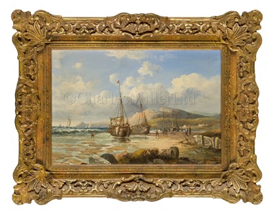 Lot 14 - JOHN H. 'JOCK' WILSON (BRITISH, 1774–1855): Beached Fishing Boats