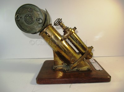 Lot 192 - A PRESENTATION MODEL DEPTH CHARGE LAUNCHER FOR H.M.S. LINNET BY THORNYCROFT, CIRCA 1917