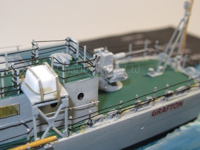 Lot 315 - A 1:192 WATERLINE MODEL FOR THE TYPE 14 'BLACKWOOD' CLASS FRIGATE HMS GRAFTON (F51), AS FITTED IN 1960