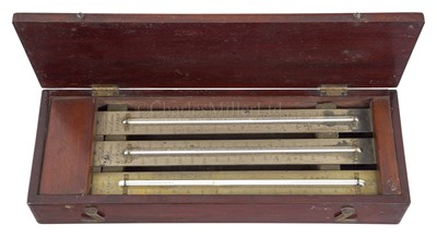 Lot 273 - A RARE SET OF PRECISION THERMOMETERS BY TROUGHTON & SIMMS, LONDON, CIRCA 1850