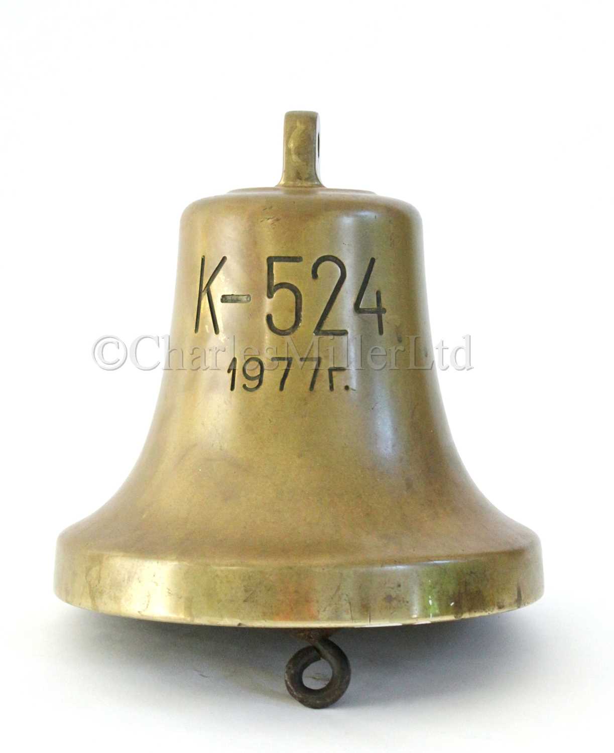 Lot 224 - THE BELL FROM THE 'VICTOR III' CLASS RUSSIAN NUCLEAR POWERED ATTACK SUBMARINE K-524, 1977