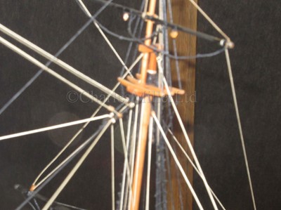 Lot 107 - A FINE 1:64 SCALE MODEL OF THE 50-GUN SHIP H.M.S. ISIS, 1774