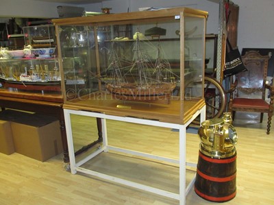 Lot 107 - A FINE 1:64 SCALE MODEL OF THE 50-GUN SHIP H.M.S. ISIS, 1774