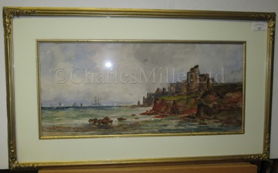 Lot 21 - THOMAS BUSH HARDY (BRITISH, 1842-1897) : Mouth of Boulogne Harbour