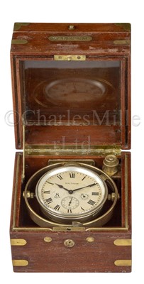 Lot 346 - AN EIGHT-DAY DECK WATCH BY WALTHAM WATCH CO., CIRCA 1943