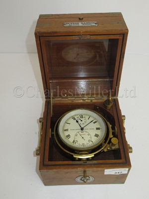 Lot 347 - A TWO-DAY MARINE CHRONOMETER BY ULYSSE NARDIN, CIRCA 1945