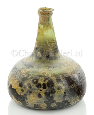 Lot 60 - A SEALED ONION BOTTLE RECOVERED FROM THE WRECK OF THE DUTCH EAST INDIAMAN HOLLANDIA, WRECKED 1743