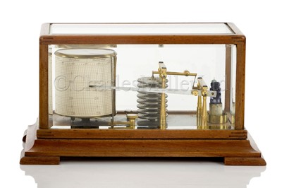 Lot 384 - A RECORDING BAROGRAPH BY R.H. WHITE & CO., LEEDS, CIRCA 1920