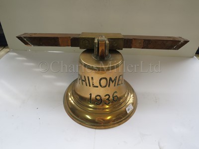 Lot 147 - THE SHIP’S BELL FROM THE CARGO SHIP S.S. PHILOMEL, 1936