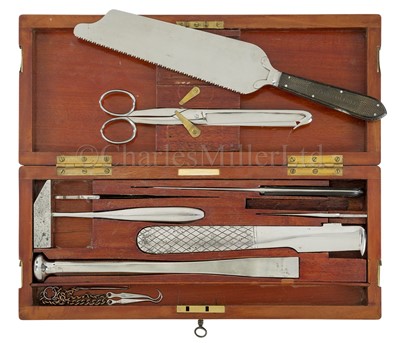 Lot 367 - A FINE CAMPAIGN SURGEON'S SET BY WEISS, CIRCA 1860