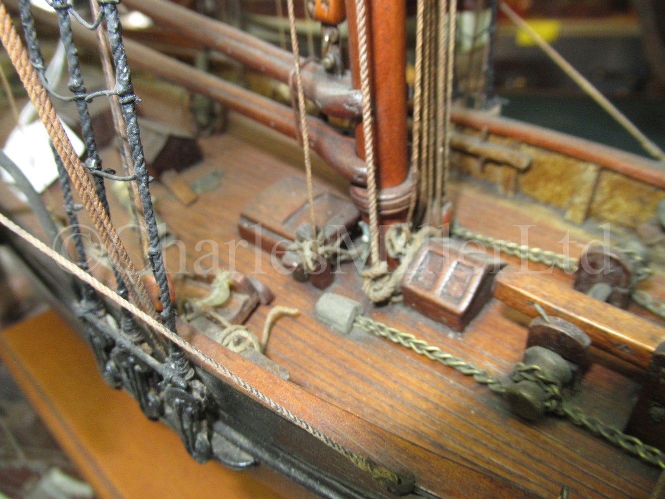 Lot 26 - A 19TH CENTURY MODEL FOR A GAFF-RIGGED PILOT