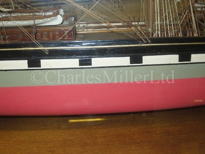Lot 13 - AN EXCEPTIONAL 1:64 SCALE STATIC DISPLAY MODEL OF THE CLIPPER LOCH ETIVE, BUILT AT GLASGOW, 1877