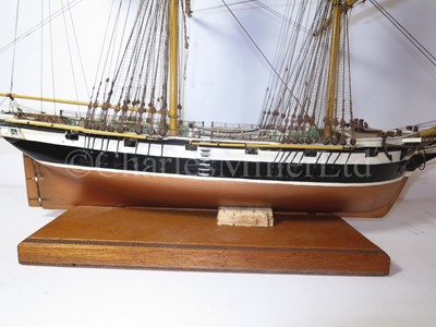 Lot 235 - A ⅛IN. SCALE STATIC DISPLAY MODEL OF THE 12-GUN BRIG OF WAR H.M.S. NAUTILUS OF CIRCA 1840