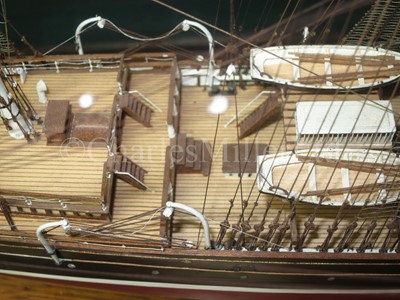 Lot 11 - A DETAILED STATIC DISPLAY MODEL OF THE CLIPPER SHIP CORIOLANUS