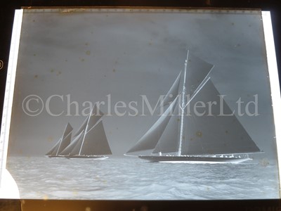 Lot 30 - A COLLECTION OF 10 x 12in. PHOTOGRAPHIC GLASS NEGATIVES ATTRIBUTED TO KIRK OF COWES CIRCA 1910