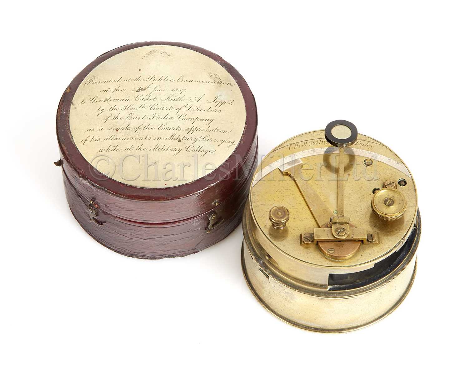 Lot 377 - AN EAST INDIA COMPANY PRIZE DRUM SEXTANT, 1857