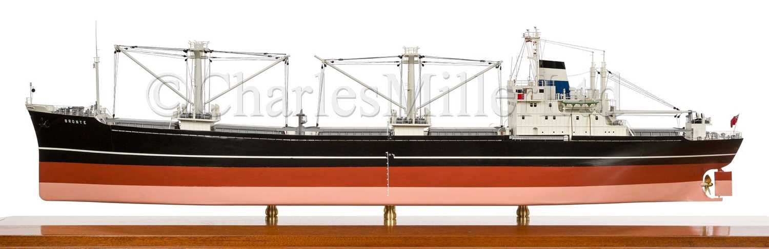 Lot 163 - A BUILDER’S MODEL FOR THE M.V. BRONTË BUILT BY AUSTIN & PICKERSGILL, SUNDERLAND FOR LAMPORT & HOLT LINE LTD, 1979