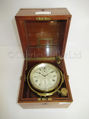 Lot 342 - A TWO-DAY MARINE CHRONOMETER BY A. JOHANNSEN & CO., LONDON, CIRCA 1918