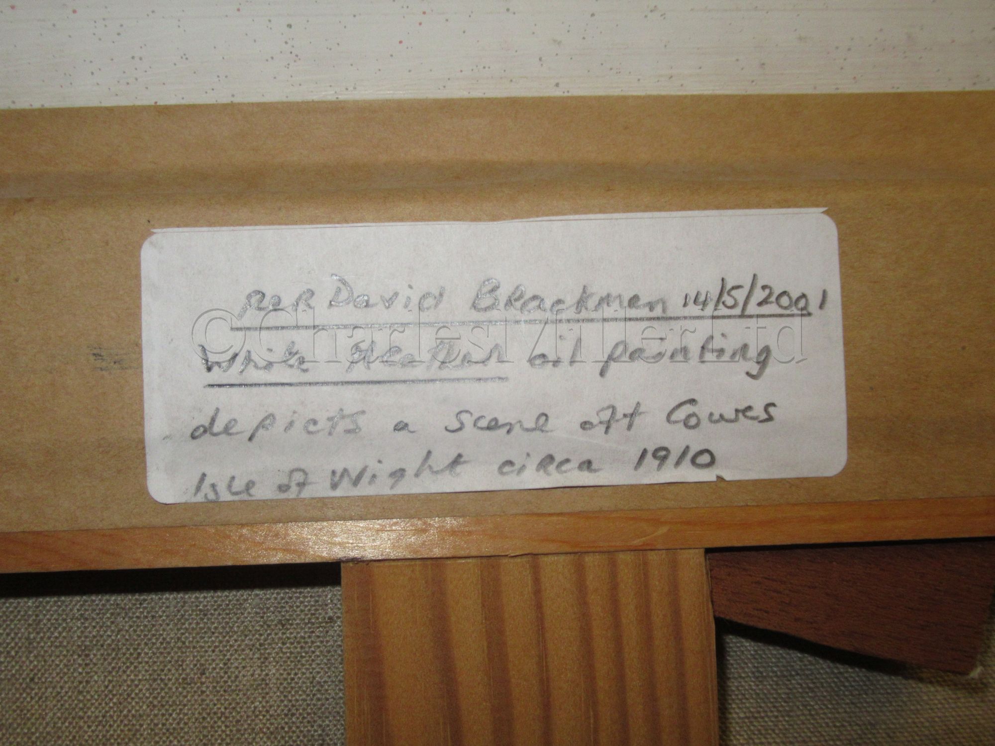 Lot 33 DAVID BRACKMAN (BRITISH, 19322008) ‘White