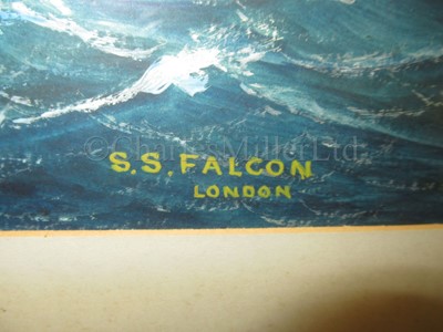 Lot 144 - ENGLISH SCHOOL (20TH CENTURY) : S.S. ‘Falcon’ – London