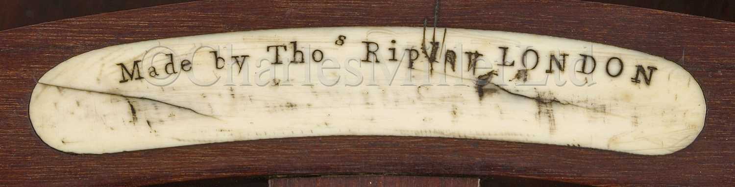 Lot 354 - Ø A 15½IN. RADIUS VERNIER OCTANT BY THOMAS