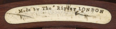 Lot 354 - Ø A 15½IN. RADIUS VERNIER OCTANT BY THOMAS RIPLEY, LONDON, 1785