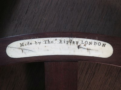 Lot 354 - Ø A 15½IN. RADIUS VERNIER OCTANT BY THOMAS RIPLEY, LONDON, 1785