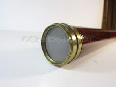 Lot 233 - A 2IN. SINGLE DRAW MARINE TELESCOPE BY DOLLOND, LONDON, CIRCA 1790