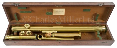 Lot 372 - A FINE 2IN. LIBRARY TELESCOPE BY ADIE, LONDON, CIRCA 1840