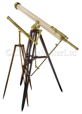 Lot 371 - A 4½IN. ASTRONOMICAL REFRACTING TELESCOPE BY WRAY, LONDON, CIRCA 1890