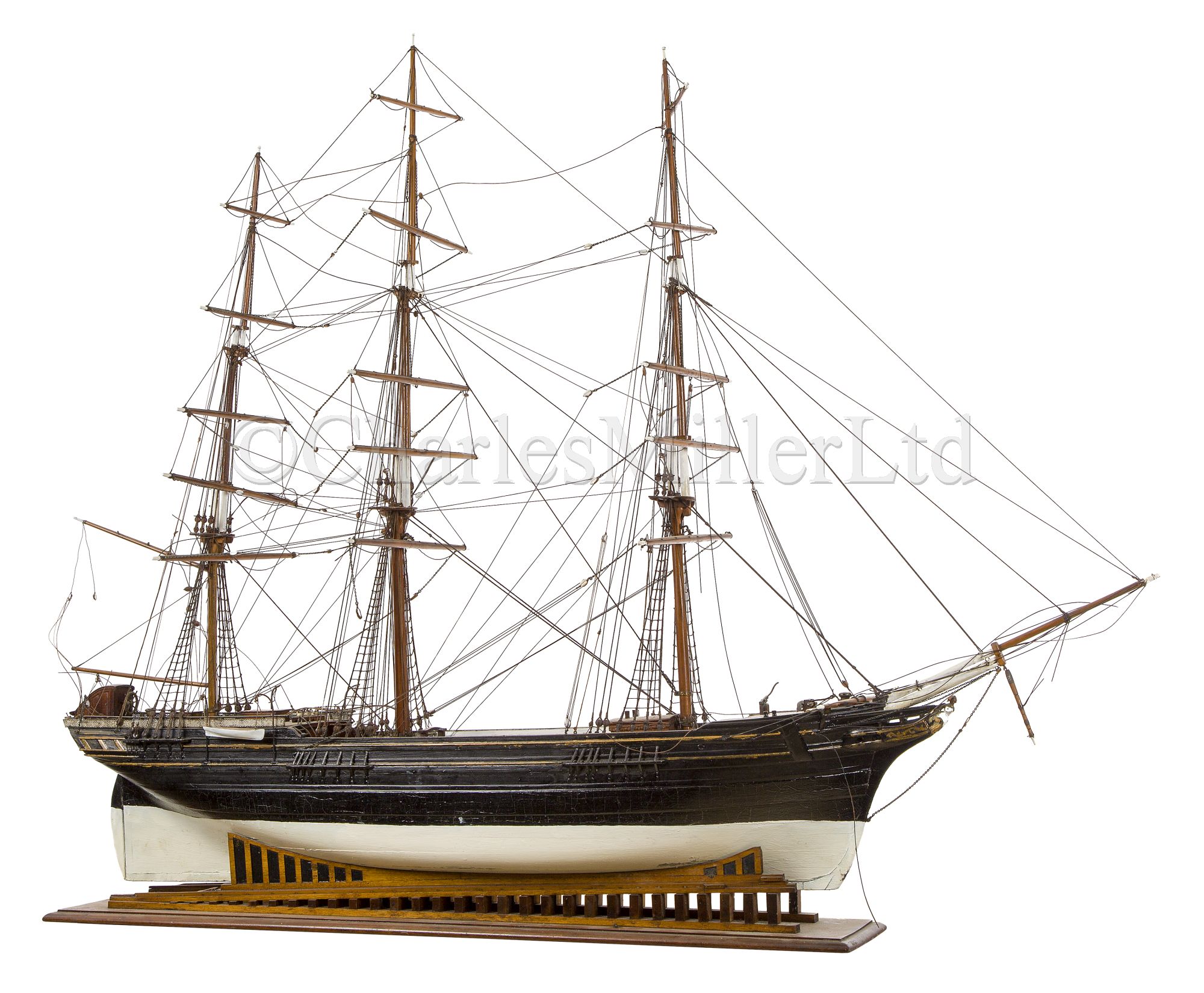 Lot 16 - AN IMPRESSIVE 19TH-CENTURY DOCKYARD-TYPE