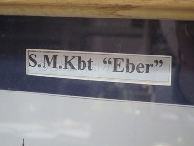 Lot 265 - A PRESENTATION/LAUNCHING ANCHOR COMMEMORATING THE GERMAN GUNBOAT S.M.K. BT EBER, CIRCA 1903