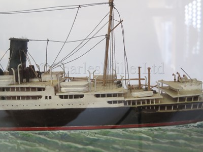 Lot 148 - A WELL-PRESENTED CONTEMPORARY WATERLINE MODEL FOR THE R.M.S. TRANSYLVANIA (1925)