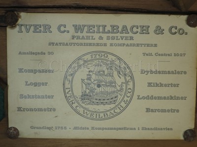 Lot 357 - A 6½IN. RADIUS VERNIER SEXTANT BY CRICHTON, LONDON, CIRCA 1920