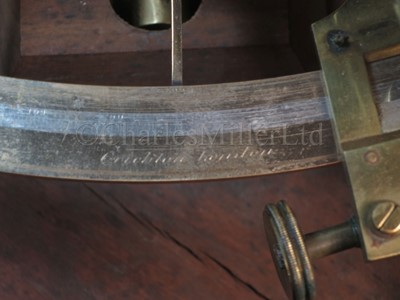 Lot 357 - A 6½IN. RADIUS VERNIER SEXTANT BY CRICHTON, LONDON, CIRCA 1920