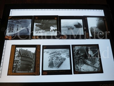 Lot 157 - A COLLECTION OF R.M.S. OLYMPIC MAGIC LANTERN SLIDES, CIRCA 1911