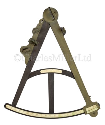 Lot 356 - Ø A 16IN. RADIUS VERNIER OCTANT BY SPENCER, BROWNING & RUST, CIRCA 1790