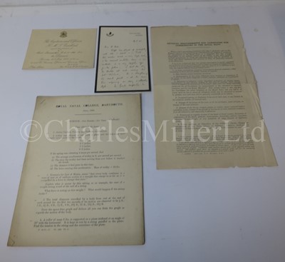 Lot 262 - LOG BOOKS FOR H.M.S. ALBION (JANUARY 15 1909 – MARCH 17 1909) AND H.M.S. SWIFTSURE (MARCH 18 1909 – JULY 15 1910)