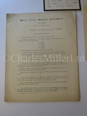 Lot 262 - LOG BOOKS FOR H.M.S. ALBION (JANUARY 15 1909 – MARCH 17 1909) AND H.M.S. SWIFTSURE (MARCH 18 1909 – JULY 15 1910)