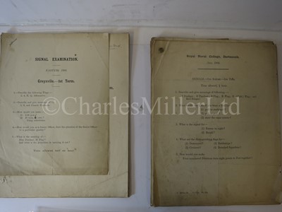 Lot 262 - LOG BOOKS FOR H.M.S. ALBION (JANUARY 15 1909 – MARCH 17 1909) AND H.M.S. SWIFTSURE (MARCH 18 1909 – JULY 15 1910)