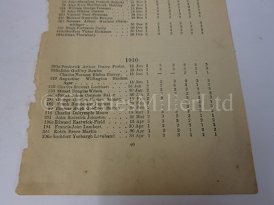 Lot 262 - LOG BOOKS FOR H.M.S. ALBION (JANUARY 15 1909 – MARCH 17 1909) AND H.M.S. SWIFTSURE (MARCH 18 1909 – JULY 15 1910)