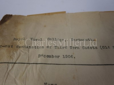 Lot 262 - LOG BOOKS FOR H.M.S. ALBION (JANUARY 15 1909 – MARCH 17 1909) AND H.M.S. SWIFTSURE (MARCH 18 1909 – JULY 15 1910)