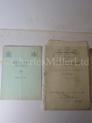 Lot 262 - LOG BOOKS FOR H.M.S. ALBION (JANUARY 15 1909 – MARCH 17 1909) AND H.M.S. SWIFTSURE (MARCH 18 1909 – JULY 15 1910)