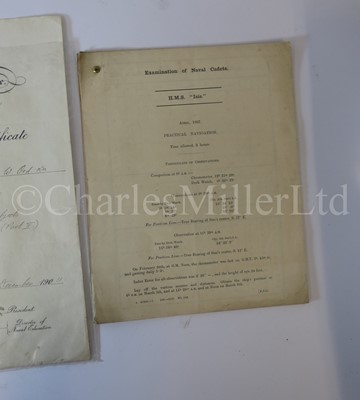 Lot 262 - LOG BOOKS FOR H.M.S. ALBION (JANUARY 15 1909 – MARCH 17 1909) AND H.M.S. SWIFTSURE (MARCH 18 1909 – JULY 15 1910)