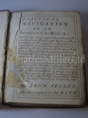 Lot 28 - JOHN SELLER: 'PRACTICAL NAVIGATION', CIRCA 1683