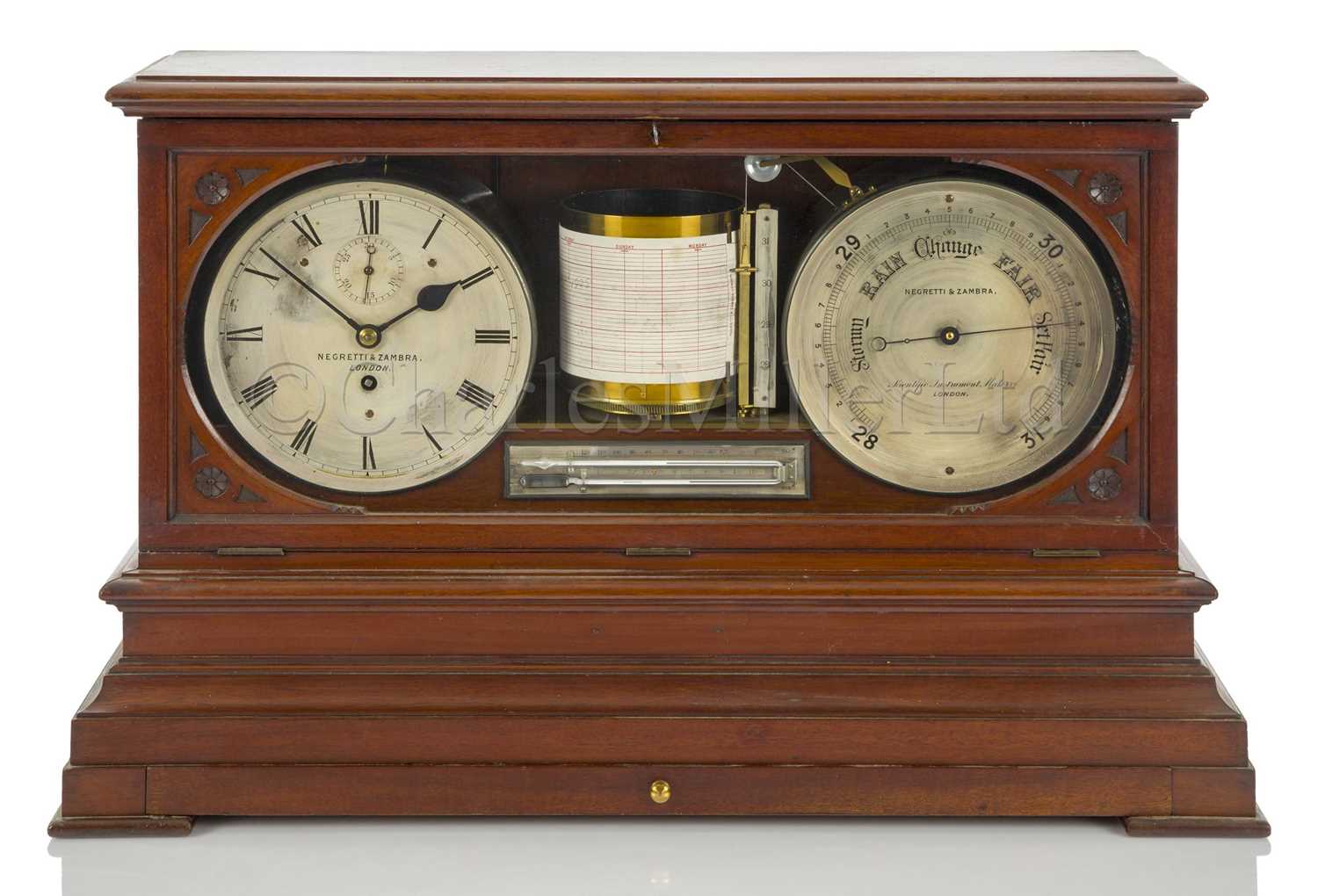 Lot 382 - AN EXCEPTIONAL WEATHER STATION BY NEGRETTI & ZAMBRA, CIRCA 1880