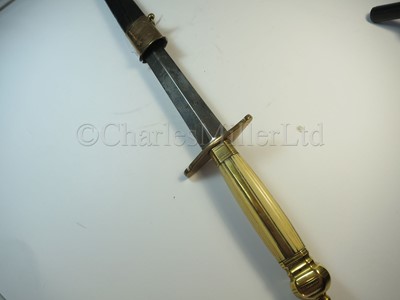 Lot 227 - Ø A LATE 18TH CENTURY NAVAL DIRK BY GOLDNEY,  LONDON