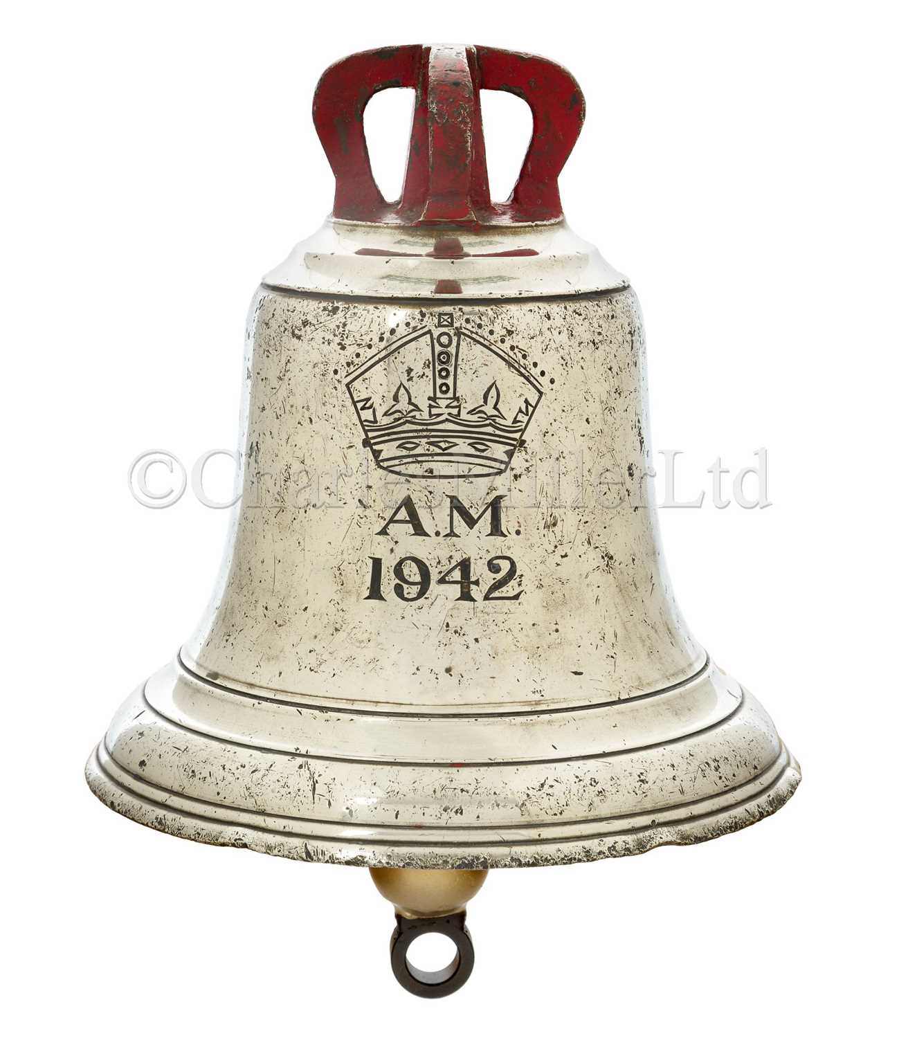 Lot 339 - AN AIR MINISTRY R.A.F. SCRAMBLE BELL, 1942