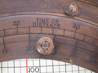 Lot 333 - A RARE ROYAL FLYING CORPS MARK 1 COURSE PLOTTER